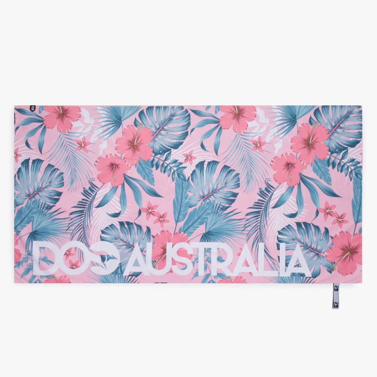 Toalla Pri Mf Hibi Rosa 80X160