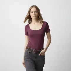 BASEMENT - Body Manga Corta Mujer