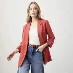 BASEMENT - Blazer Recto Mujer