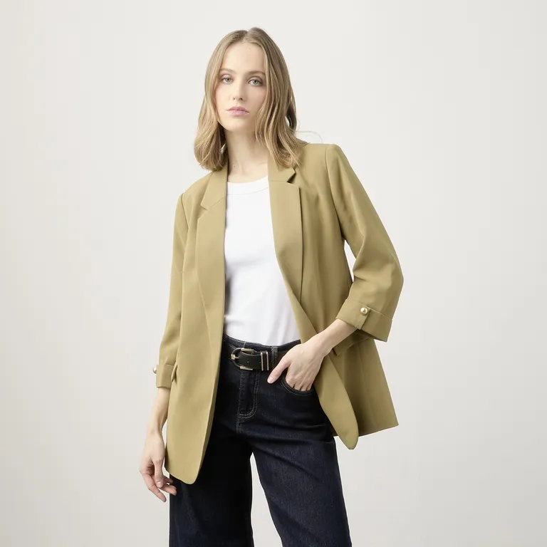 Blazer Recto Mujer