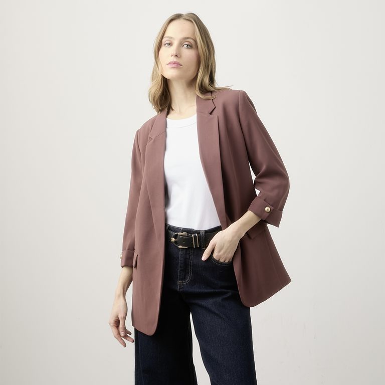 Blazer Recto Mujer
