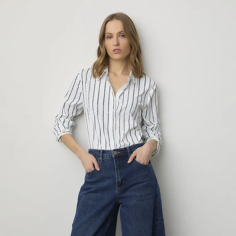 Blusa Rayas Mujer