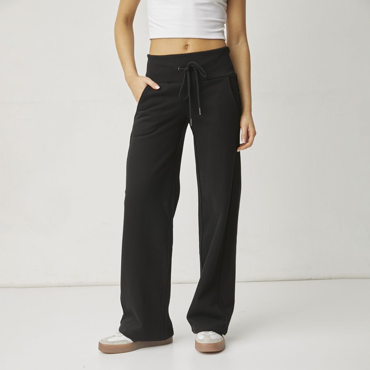 SYBILLA - Pantalón Straight Tiro Medio Mujer Sybilla
