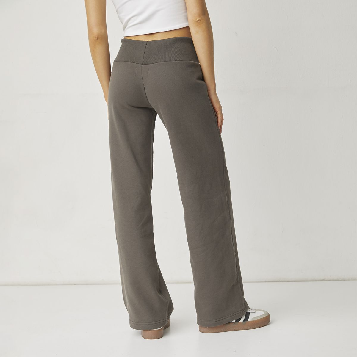 SYBILLA - Pantalón Straight Tiro Medio Mujer Sybilla