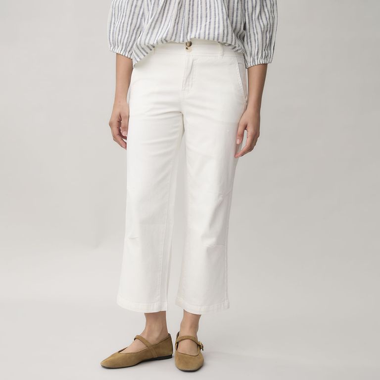 Pantalón Flare Tiro Alto Mujer