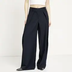 SYBILLA - Pantalón Tiro Medio Wid Leg Mujer