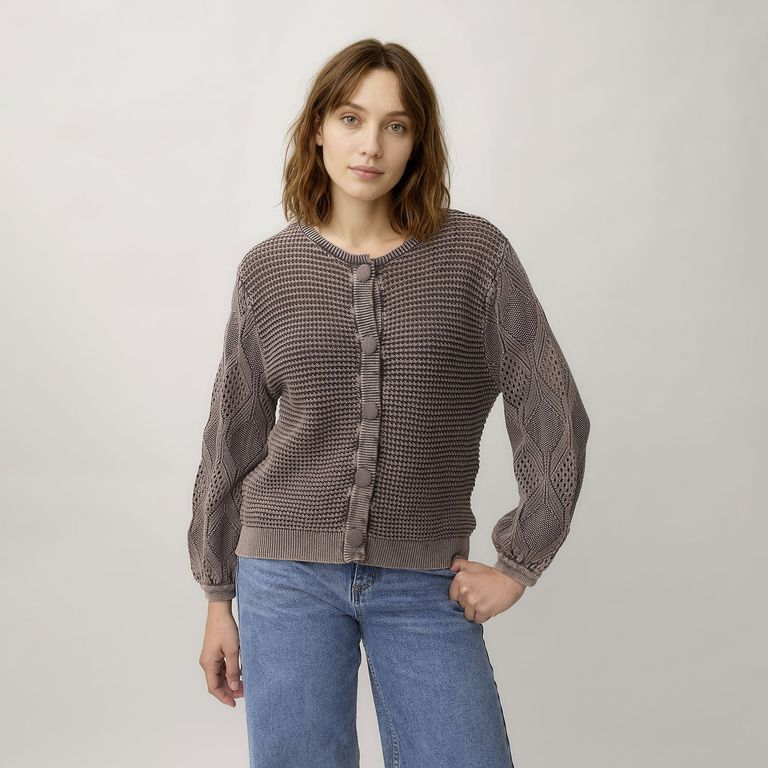 Sweater Manga Globo Mujer