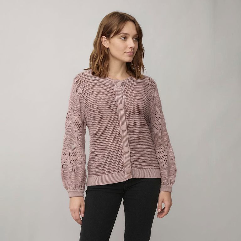 Sweater Manga Globo Mujer