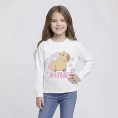 YAMP - Polerón Niña Capibara Algodón Peruano