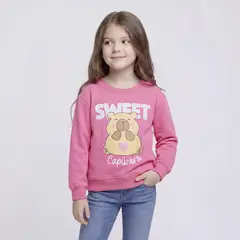 YAMP - Polerón Niña Capibara Algodón Peruano