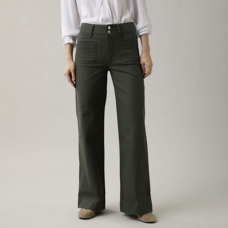 Pantalón Tiro Alto Mujer