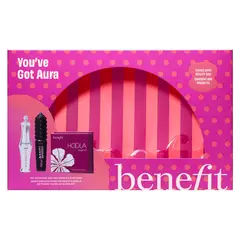 BENEFIT - Hoola Bronzer Mini + BADgal BANG! Mascara Mini + 24-HR Brow Setter Mini + Cosmetiquero De Regalo You've Got Aura Kit