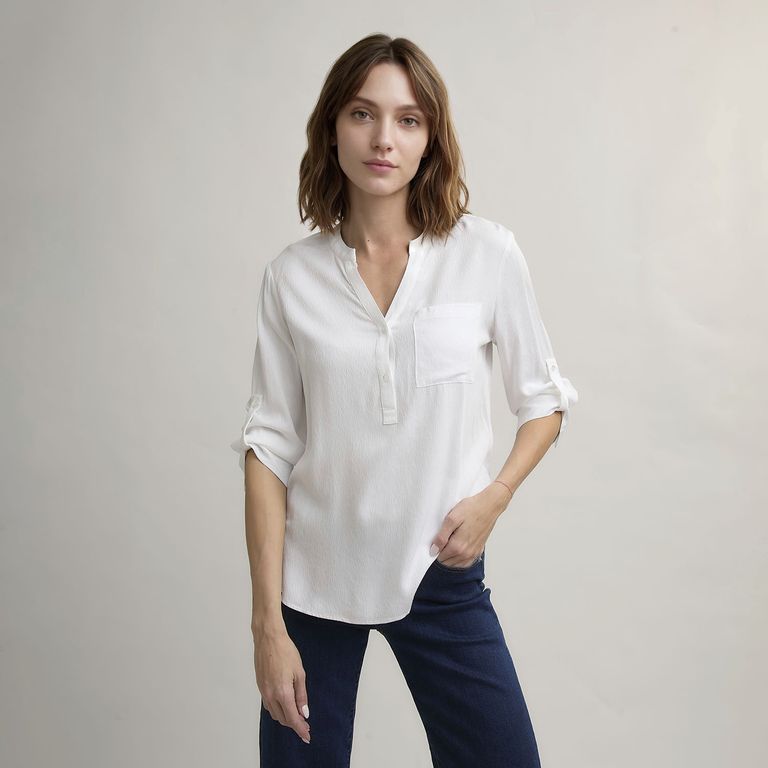 Blusa Manga 3/4 Mujer