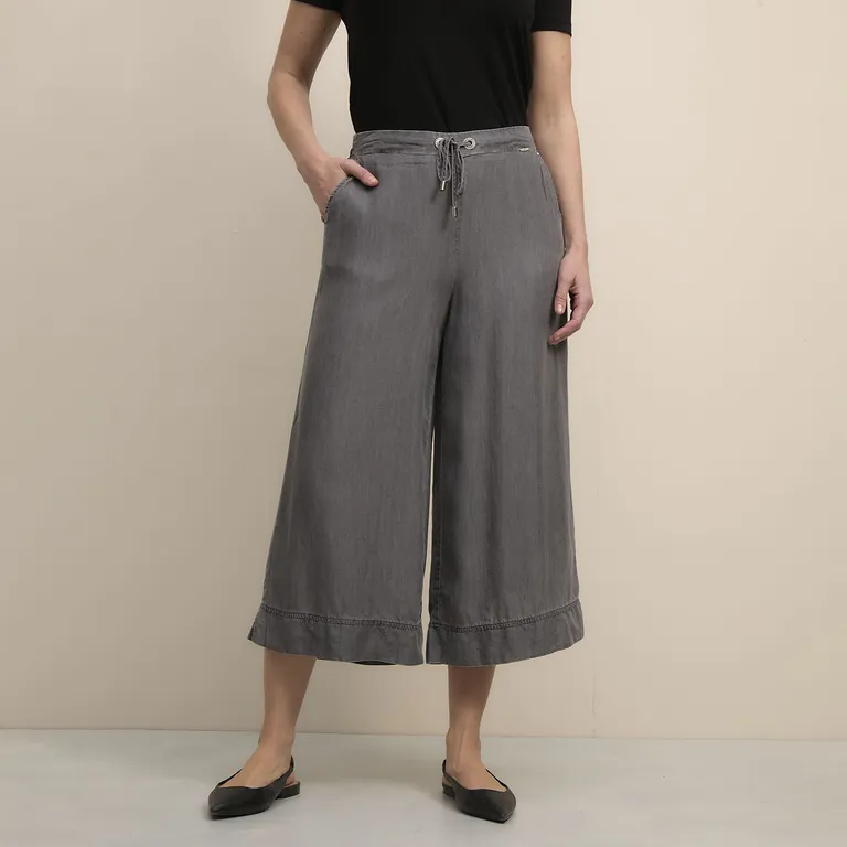 Pantalón Wide leg Tiro Alto Mujer