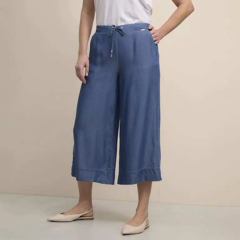 Pantalón Wide leg Tiro Alto Mujer