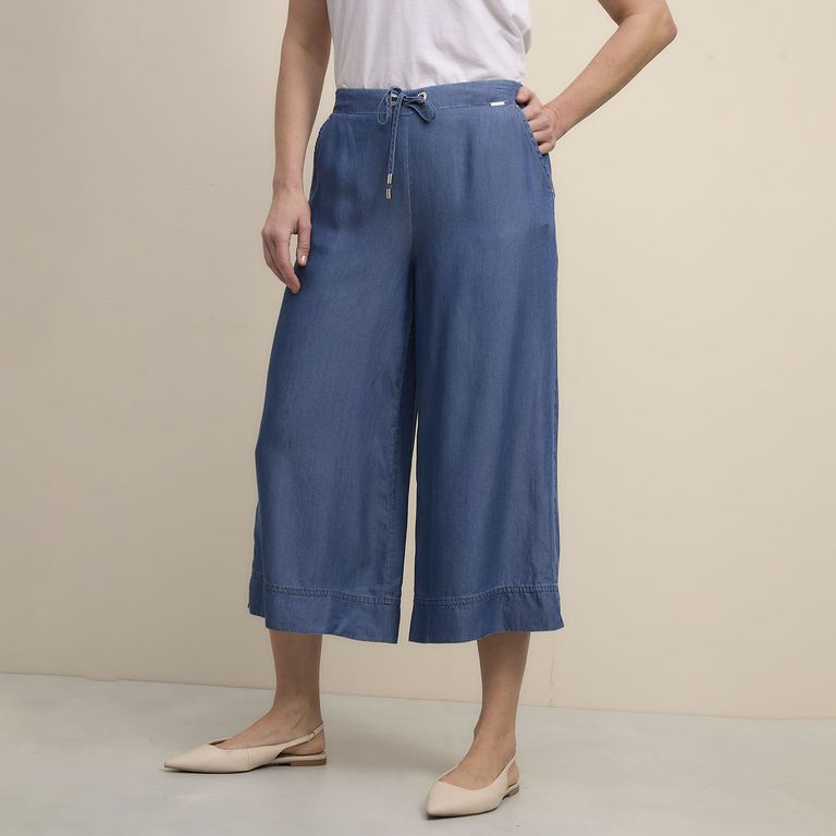 Pantalón Wide leg Tiro Alto Mujer