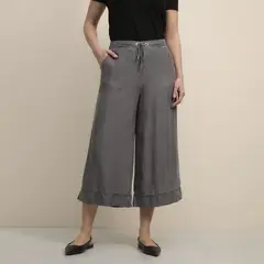 S COCCI - Pantalón Wide leg Tiro Alto Mujer