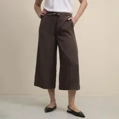 S COCCI - Pantalón Wide leg Tiro Alto Mujer