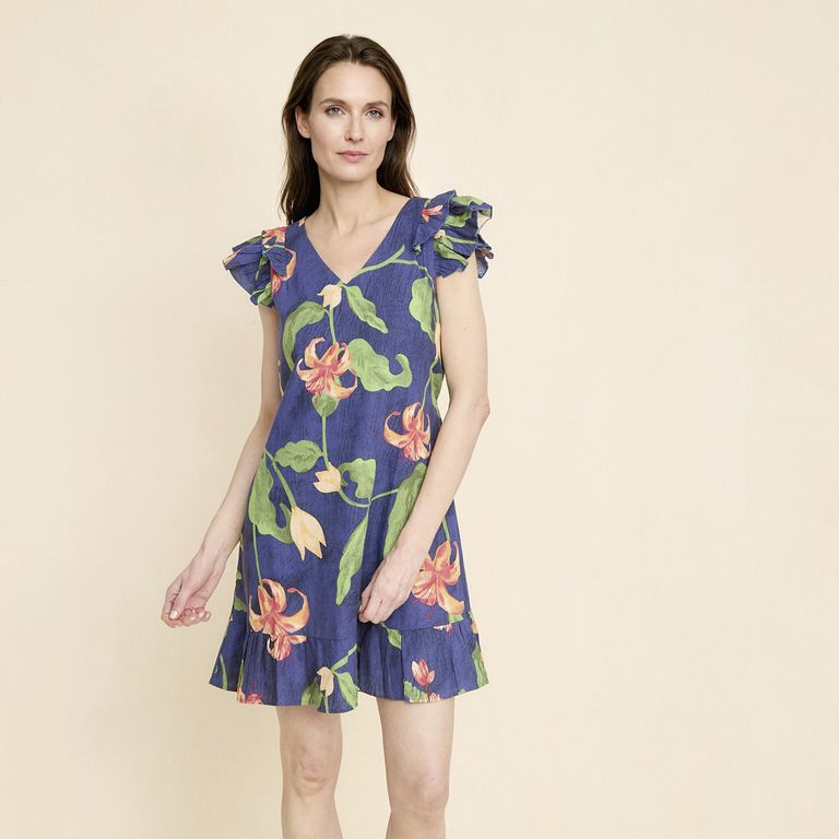 Vestido Lino Mujer