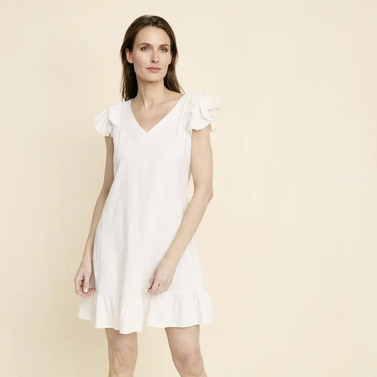 Vestido Lino Mujer