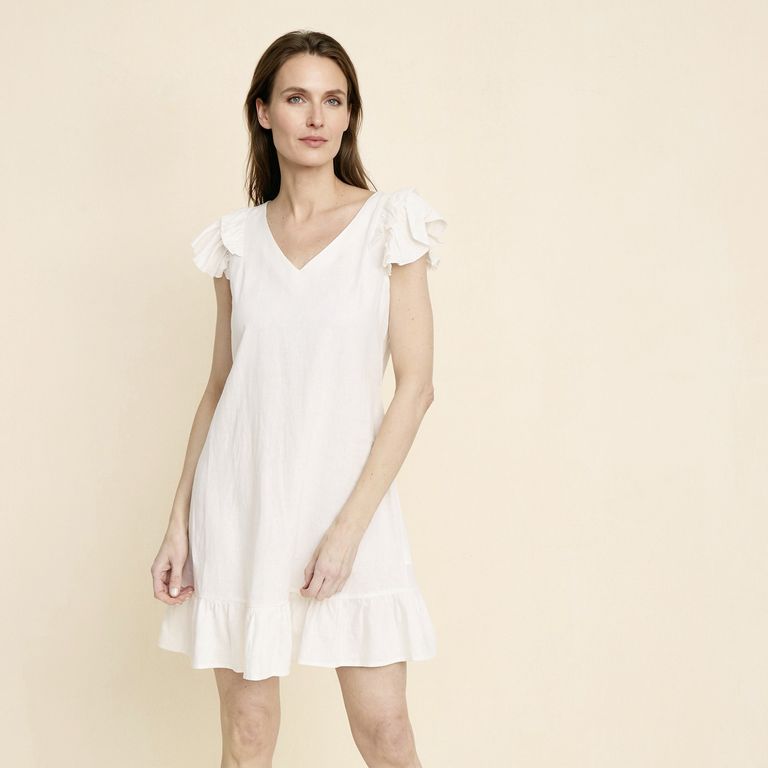 Vestido Lino Mujer