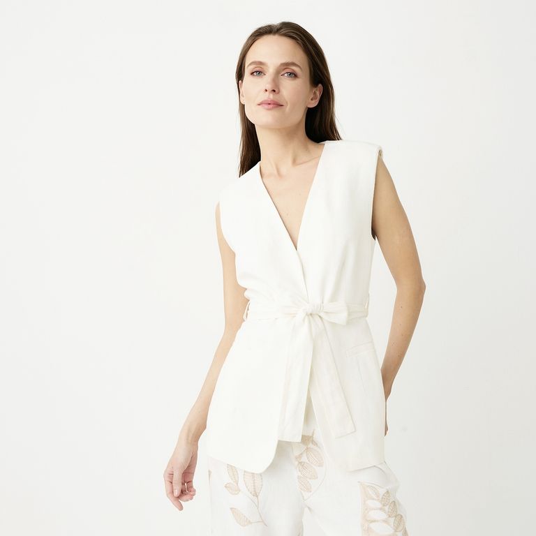 Blazer Lino Mujer