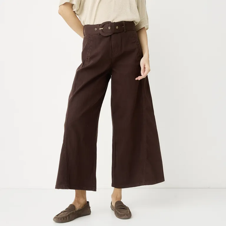 Jeans Wide leg Tiro Alto Mujer