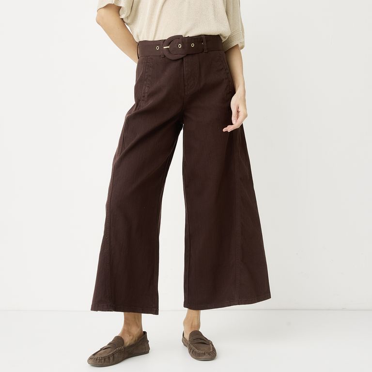 Jeans Wide leg Tiro Alto Mujer