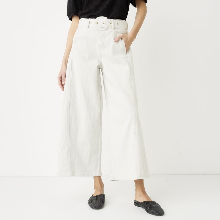 Jeans Wide leg Tiro Alto Mujer