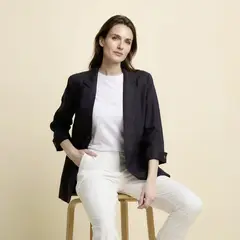 APOLOGY - Blazer Lino Mujer