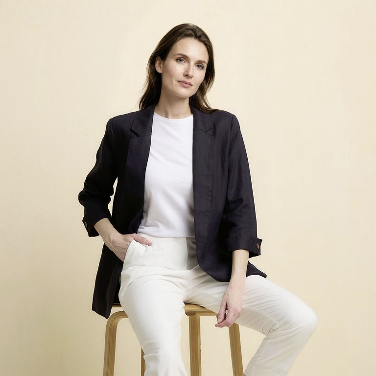 Blazer Lino Mujer