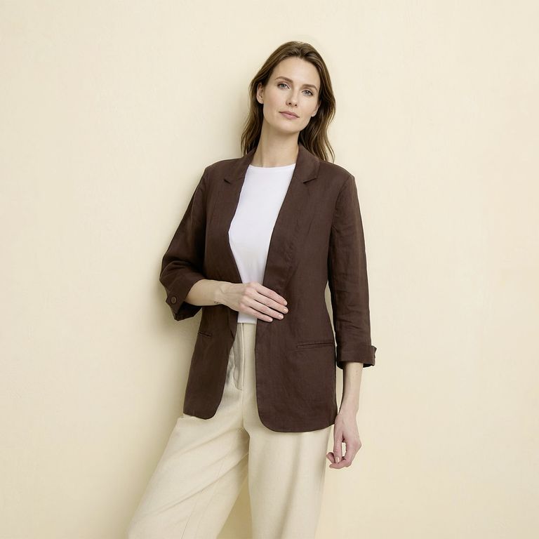 Blazer Lino Mujer