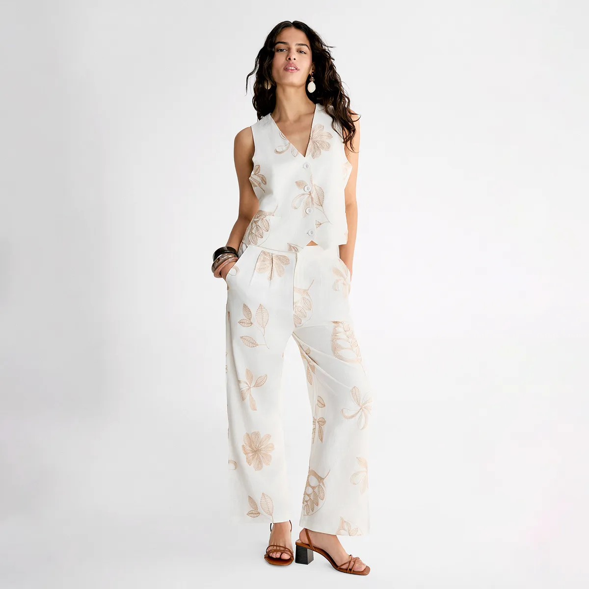 APOLOGY - Pantalón con Lino Mujer Apology