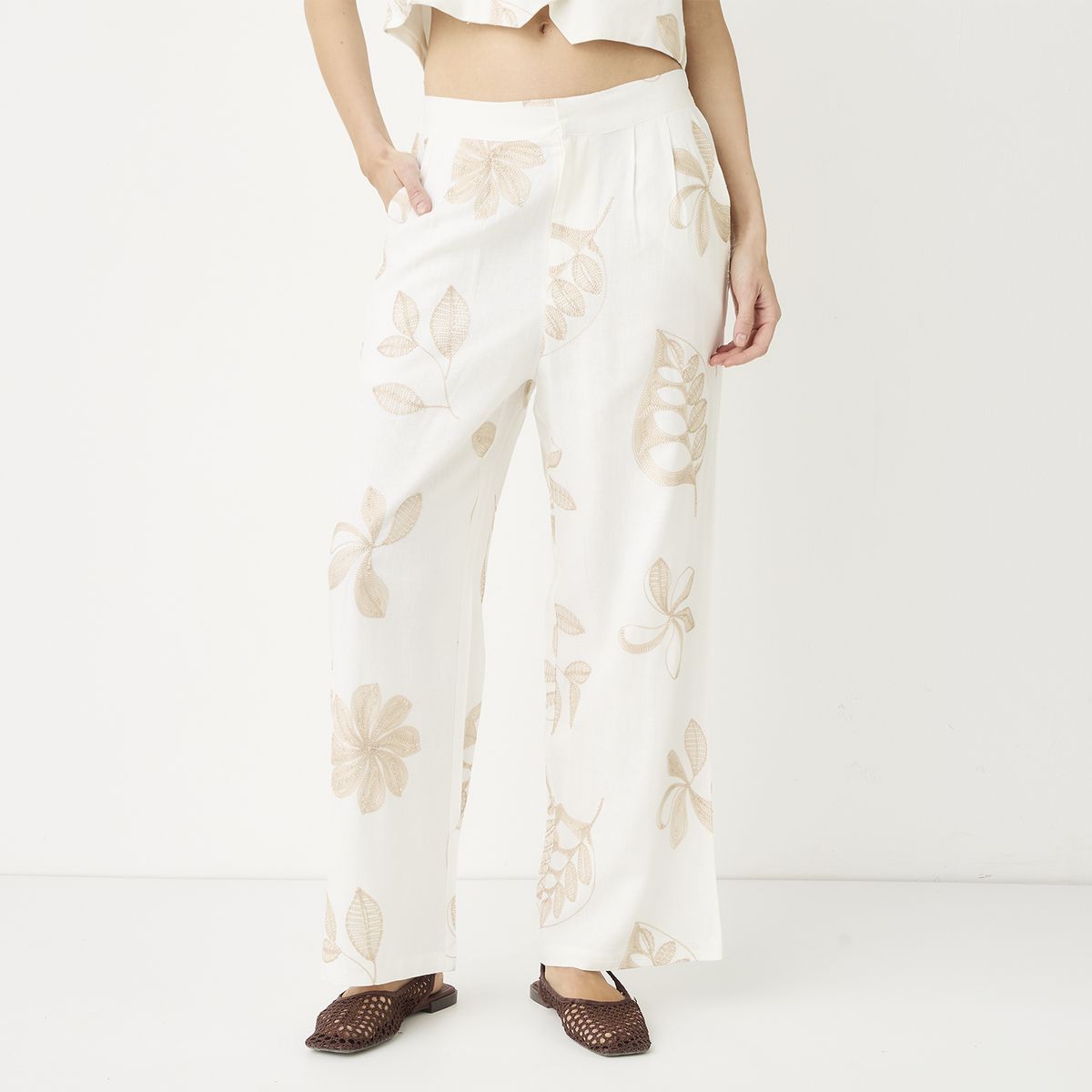 APOLOGY - Pantalón con Lino Mujer Apology