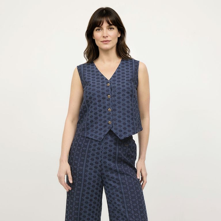 Blusa Manga Corta Mujer