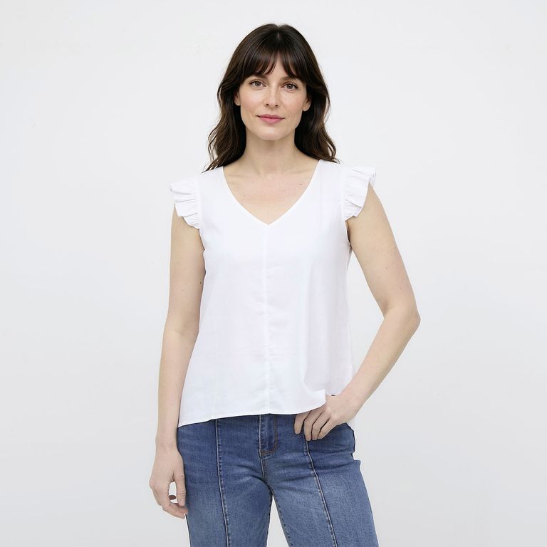 Blusa Manga Corta Mujer