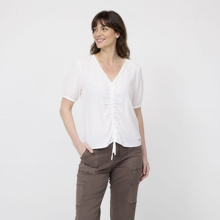 Blusa Manga Corta Mujer
