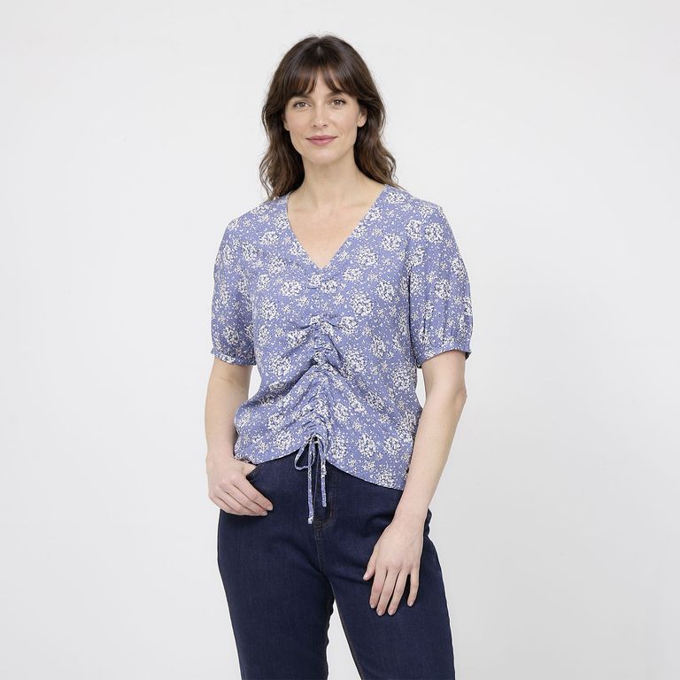 Blusa Manga Corta Mujer
