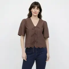 NEWPORT - Blusa Manga Corta Mujer