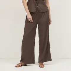 NEWPORT - Pantalón Tiro Alto Mujer