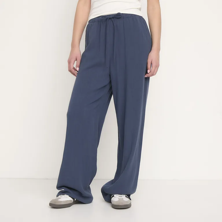 Pantalón con Lino Mujer