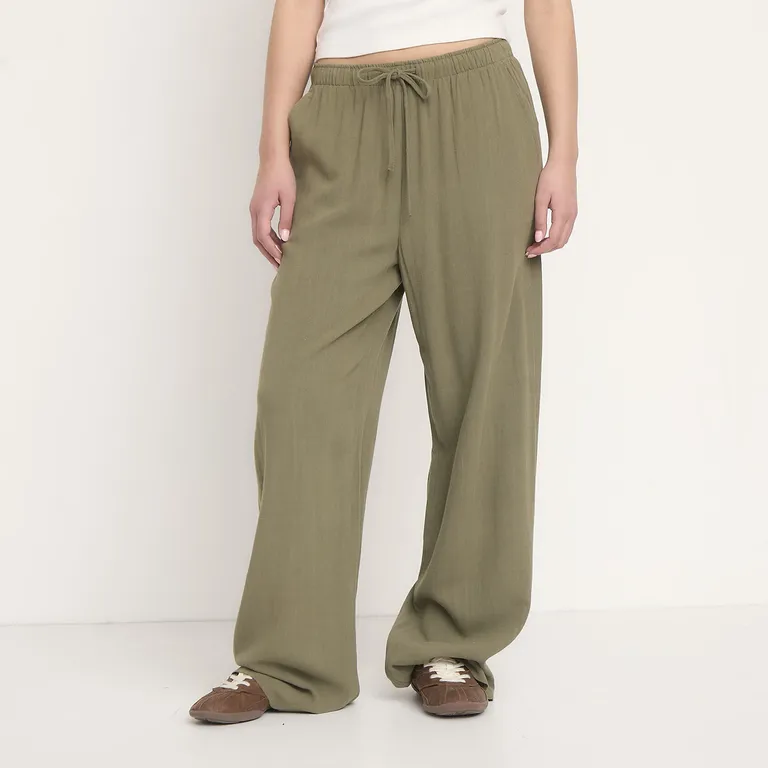 Pantalón con Lino Mujer