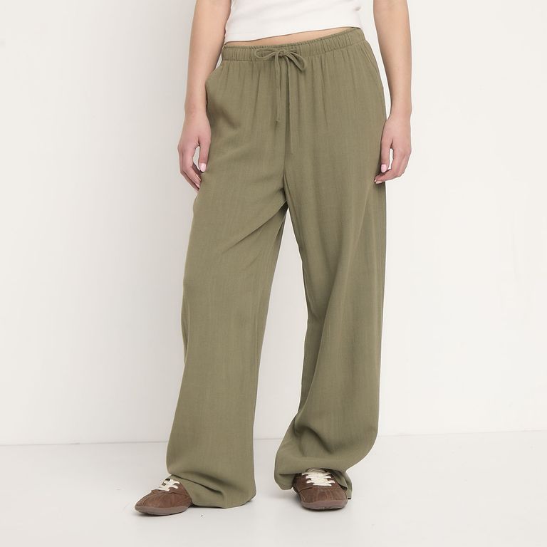 Pantalón con Lino Mujer