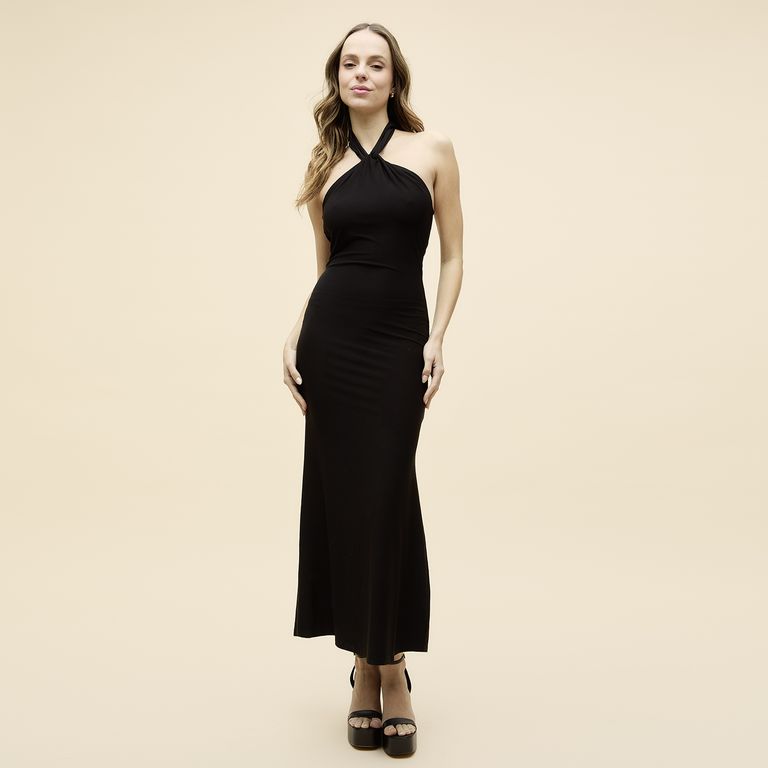 Vestido Halter Mujer