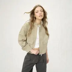 AMERICANINO - Chaqueta 100% Cuero Mujer