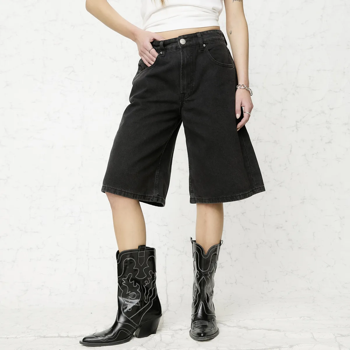 AMERICANINO - Bermudas Denim Mujer Americanino