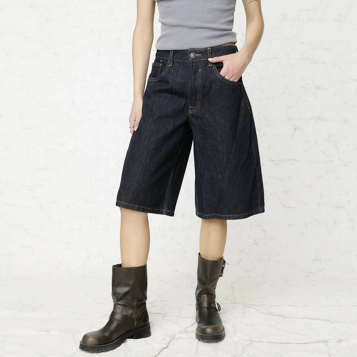 AMERICANINO - Bermudas Denim Mujer Americanino