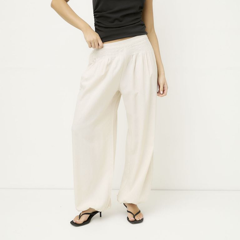 Pantalón con Lino Mujer