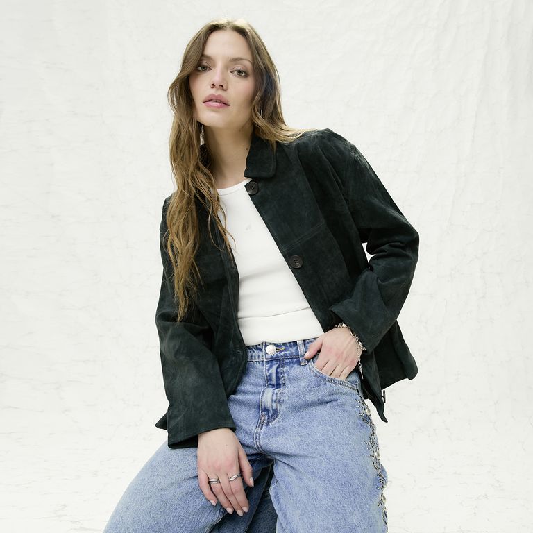 Chaqueta 100% Cuero Mujer