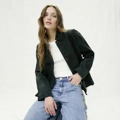 AMERICANINO - Chaqueta 100% Cuero Mujer